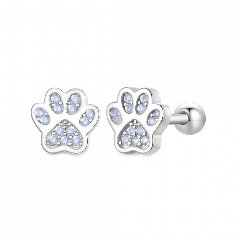 Cute Pet Imprint Stud Earrings