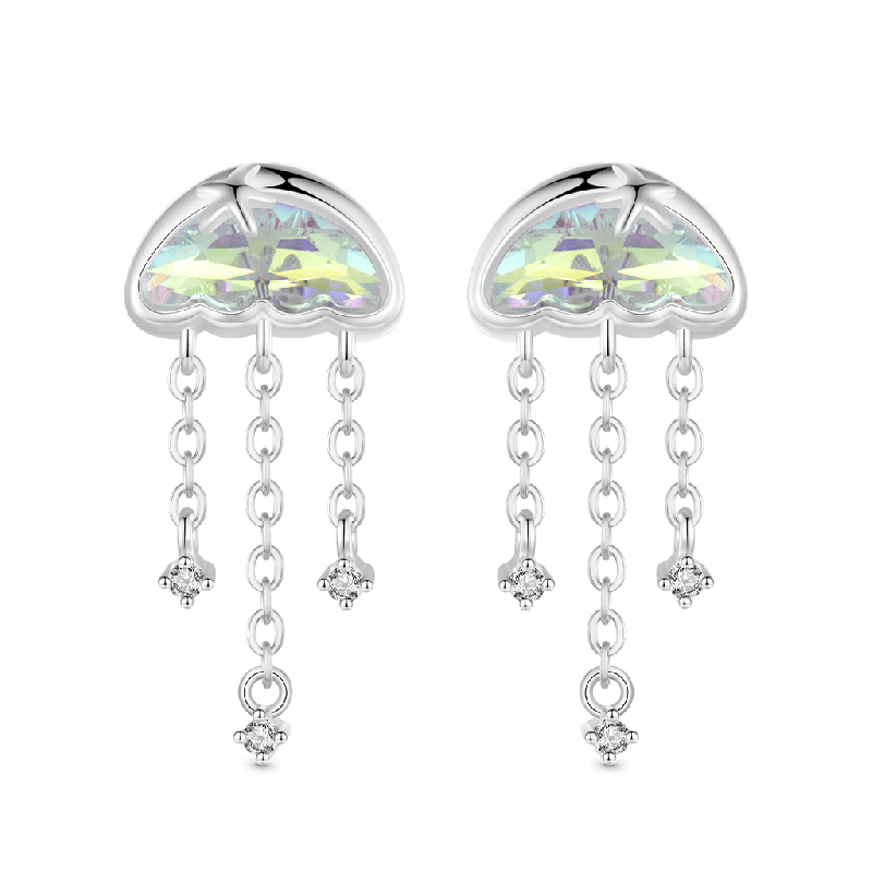 Tassel Fantasy Jellyfish Earrings