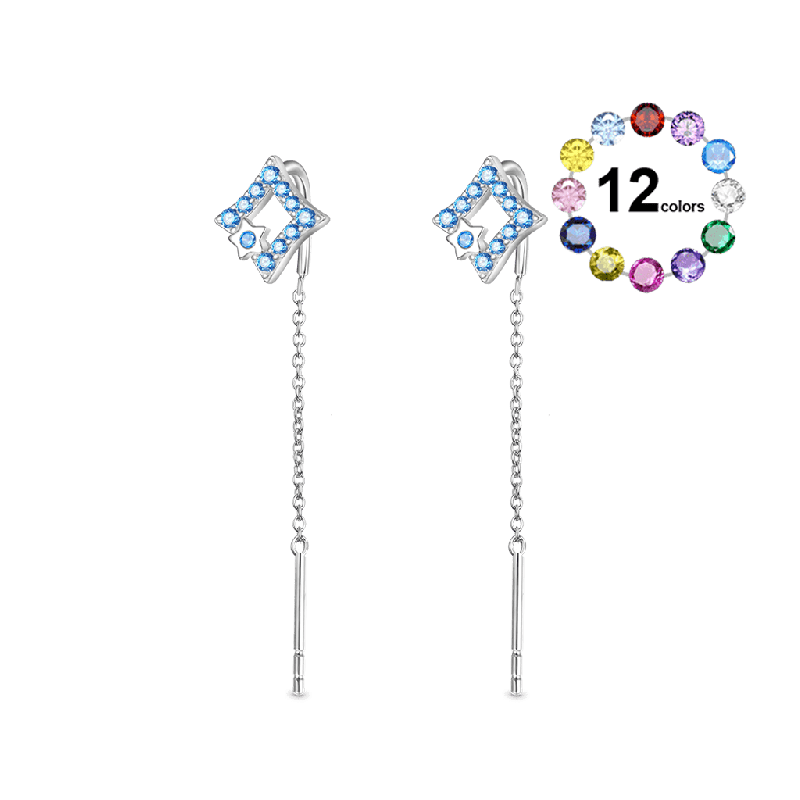 Star Threaders Earrings