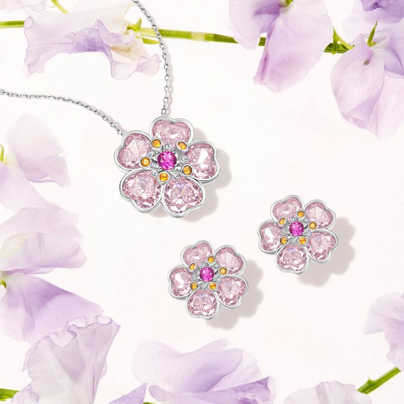 Cherry Blossoms Stud Earrings