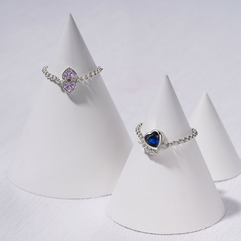 Heart Mother Chain Ring