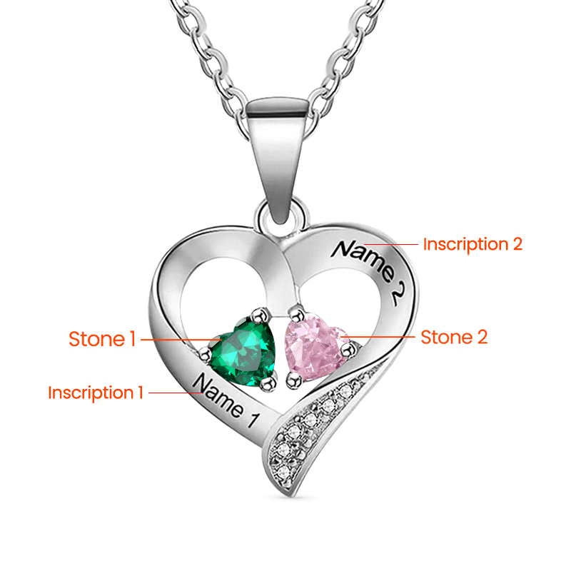 Heart Diamonds Necklace