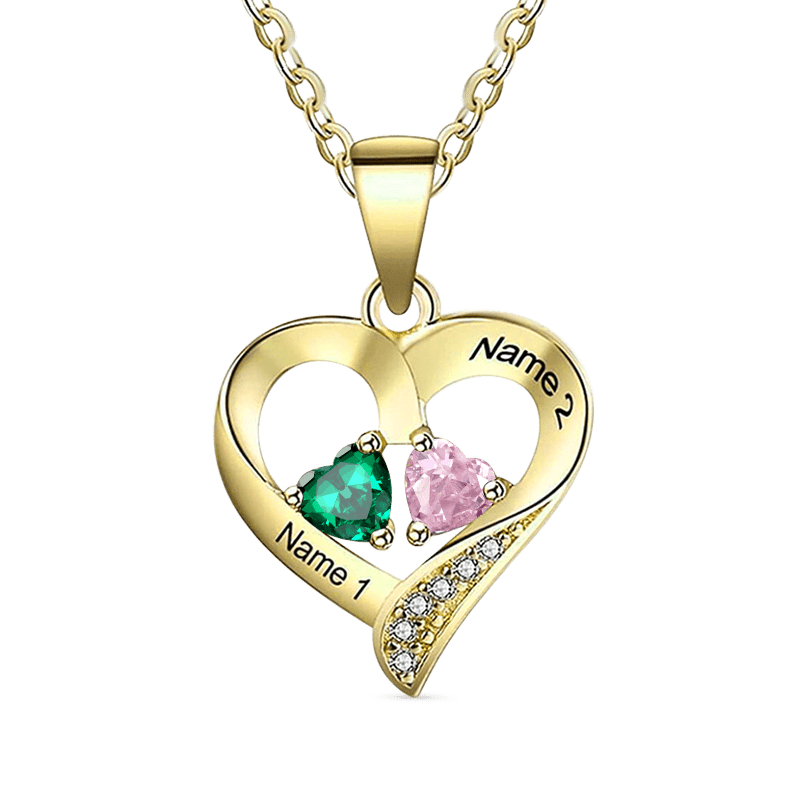 Heart Diamonds Necklace