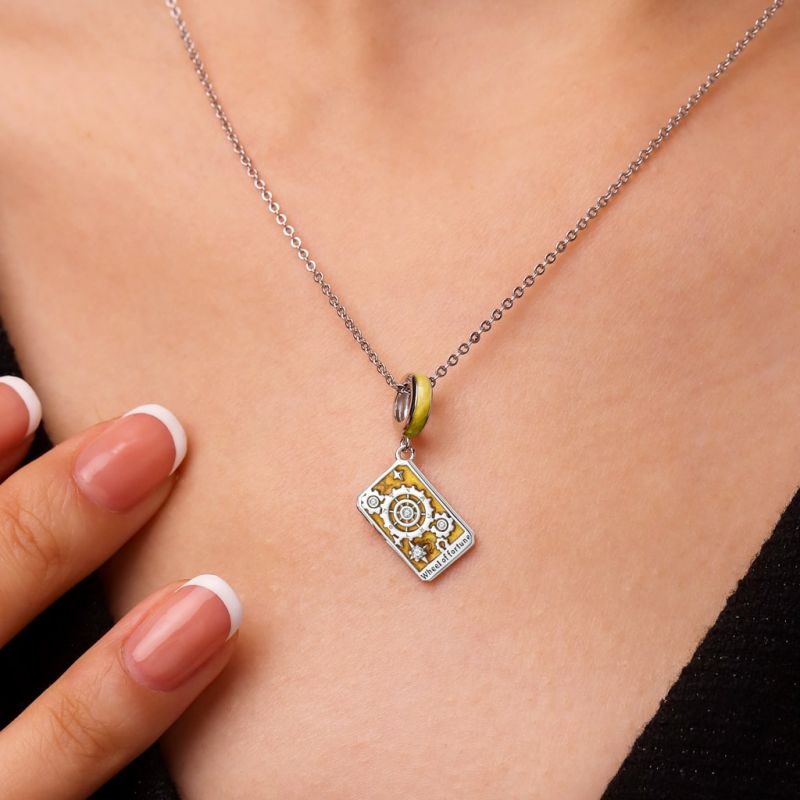Tarot Wheel of Fortune Pendant