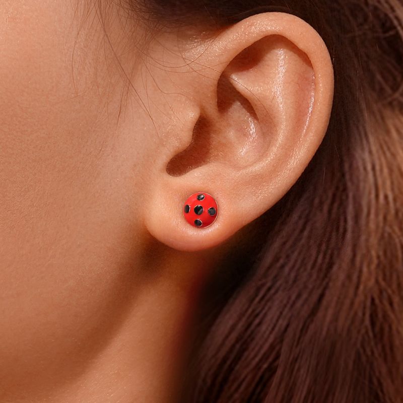 Miraculous Ladybug Stud Earrings