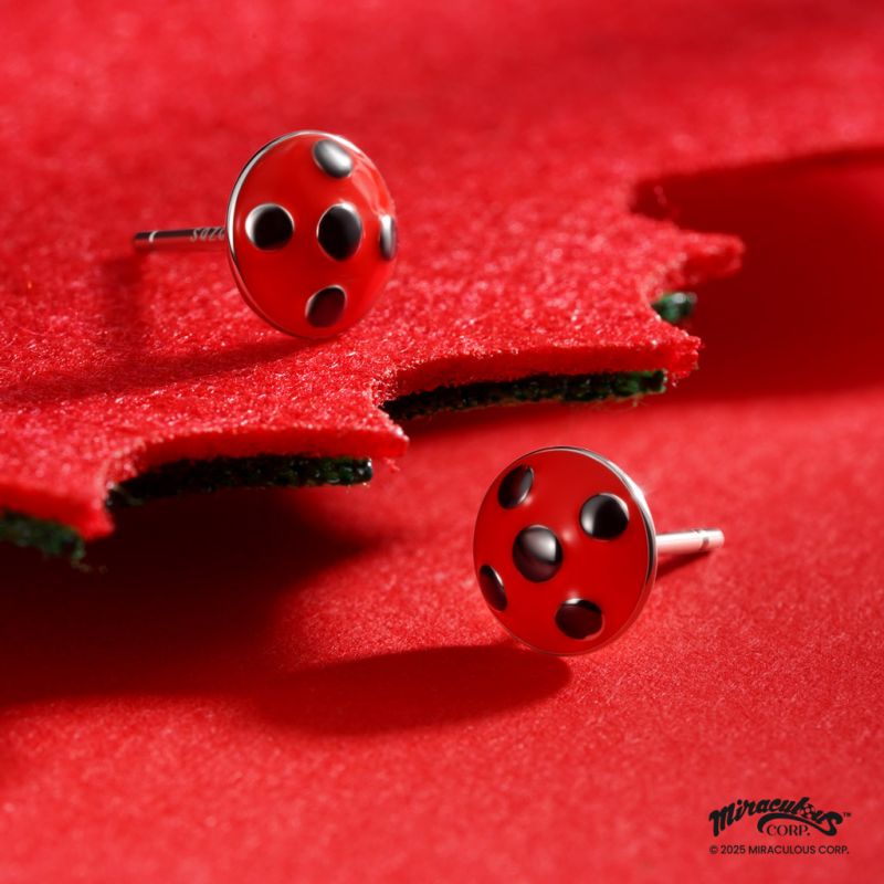 Miraculous Ladybug Stud Earrings