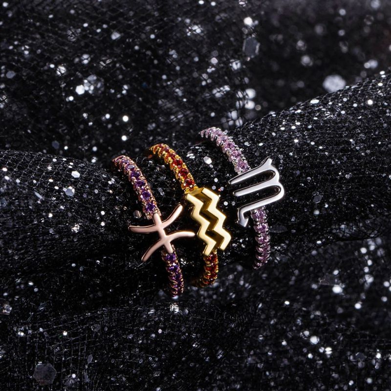 Birthstone Constellation Ring