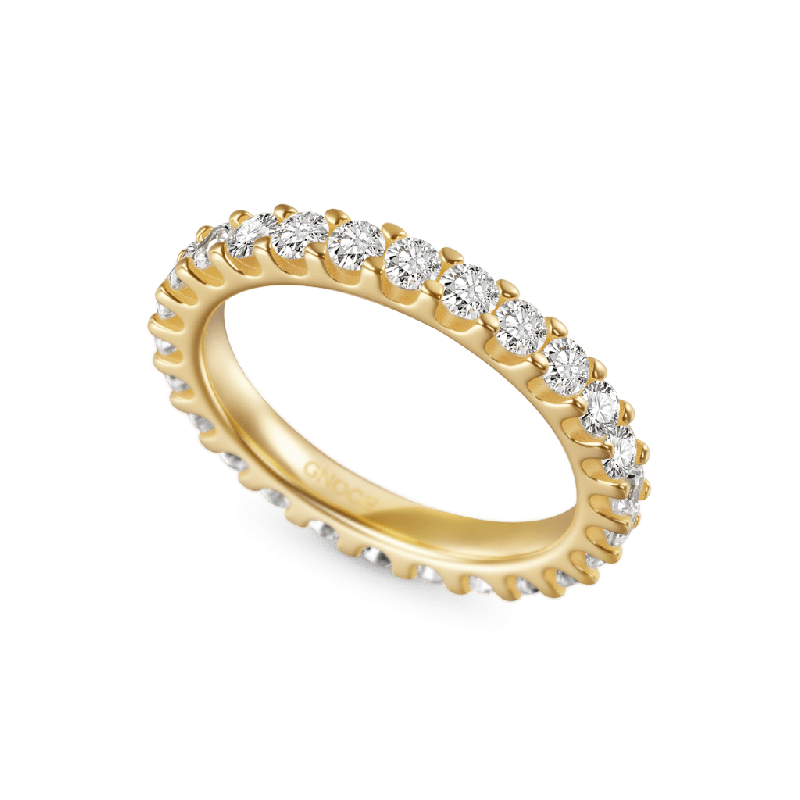14K/10K Solid Gold Eternity Ring