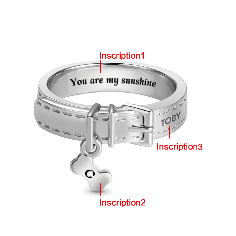 Personalized Pet Collar Ring