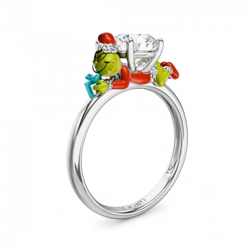 Grinch Hug Ring