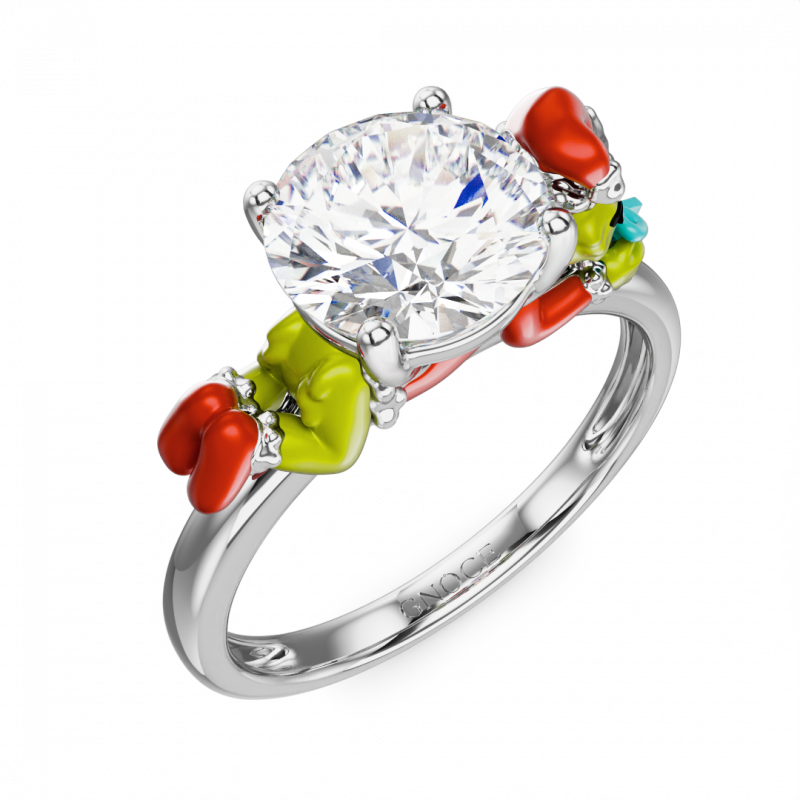 Grinch Hug Ring