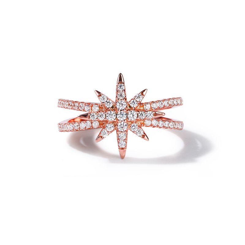 Eight-pointed Star Ring