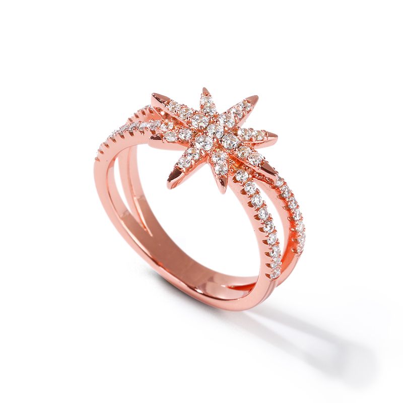 Eight-pointed Star Ring
