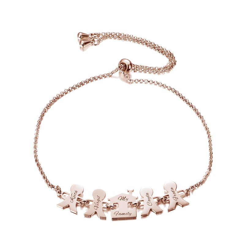 Personalized Heart Bracelet